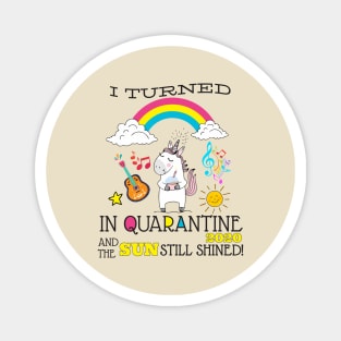 Quarantine 1st Birthday 2020 Magnet